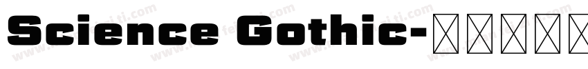 Science Gothic字体转换